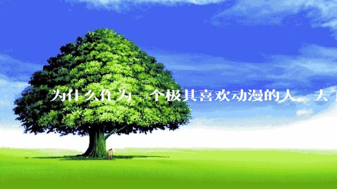 为什么作为一个极其喜欢动漫的人，去了漫展反而觉得更孤独了？
